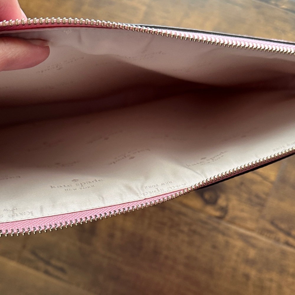 Kate Spade Glittery Pink Laptop 💻 Sleeve - Picture 8 of 11